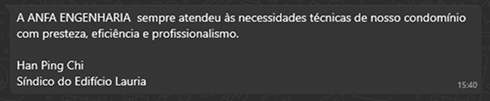 Han Ping Chi Síndico do Edifício Lauria